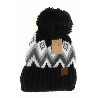 Aztec Pom Beanie | JQ Clothing Co.