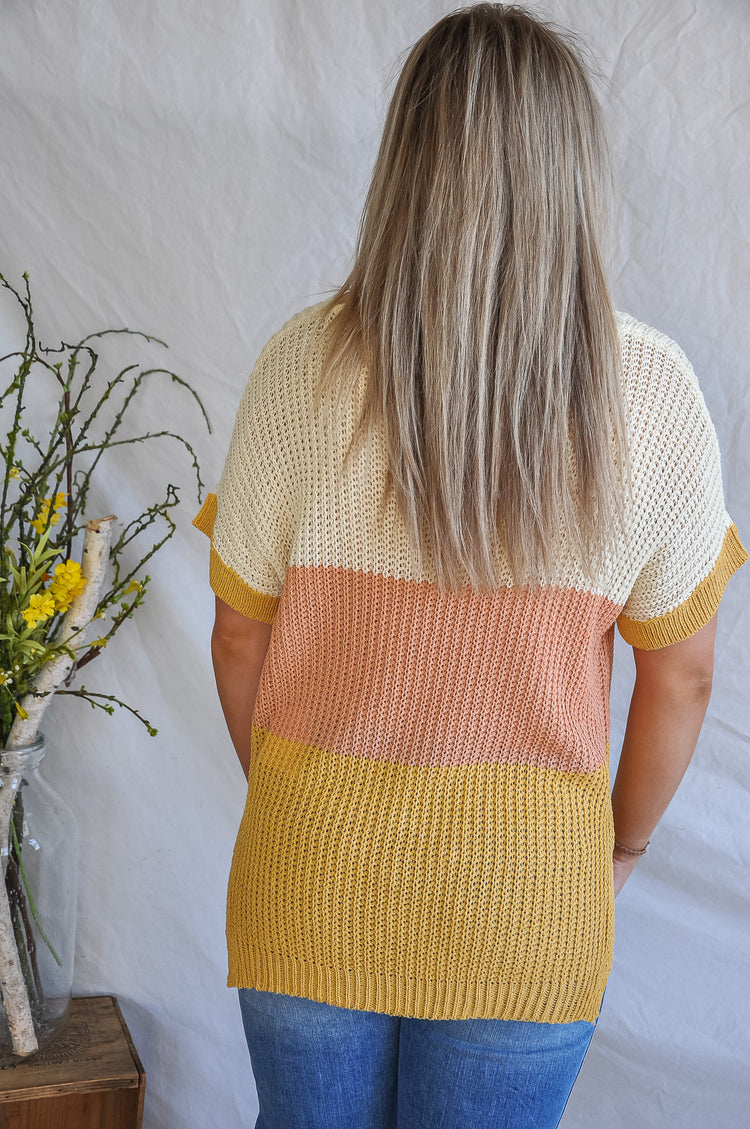 Horizontal Colorblock Knit Top | JQ Clothing Co.