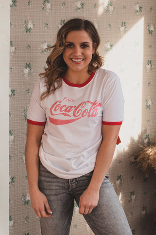 Coca Cola Ringer Tee | JQ Clothing Co.