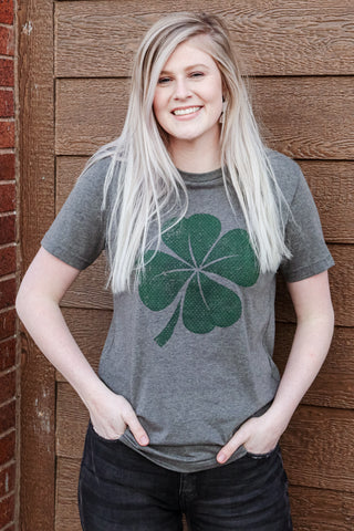 Lucky Green Clover Graphic Tee | JQ Clothing Co.