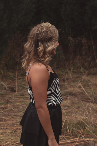 Zippy Zebra Cami Tank | JQ Clothing Co.