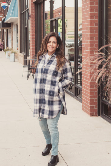 Checked Out Plaid Top | JQ Clothing Co.