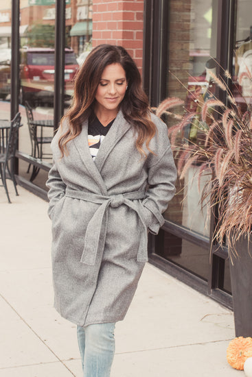 Belted Comfy Trench Coat | JQ Clothing Co.