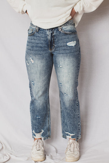 Kancan Delilah High Rise Straight Fit Jean | JQ Clothing Co.