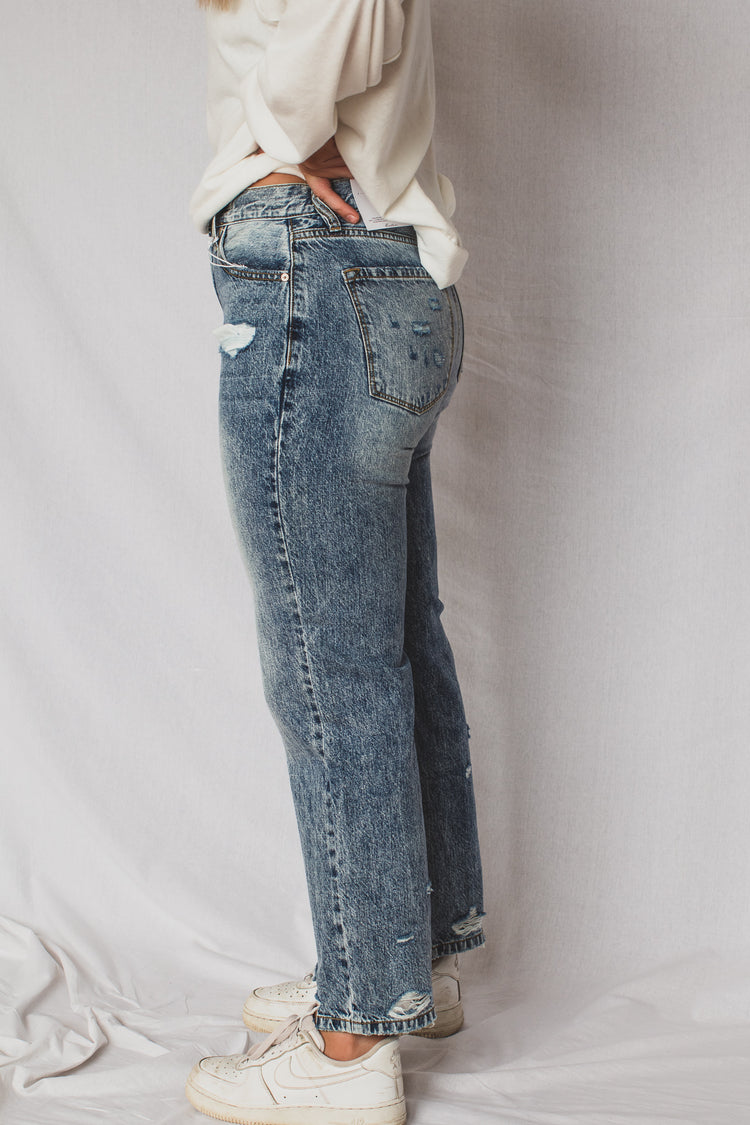 Kancan Delilah High Rise Straight Fit Jean | JQ Clothing Co.