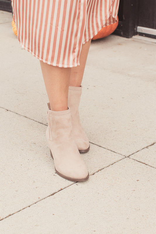Lynsey Suede Bootie | JQ Clothing Co.