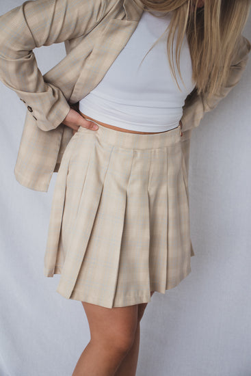 Check Me Out Pleated Skirt | JQ Clothing Co.