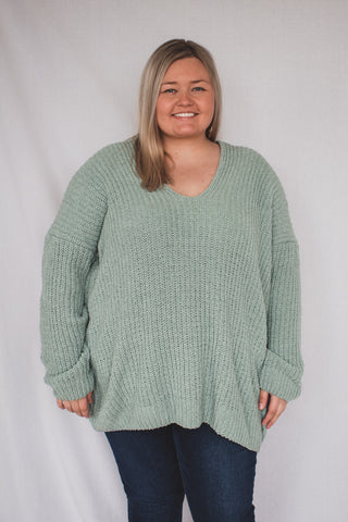 Cutting Edge Curvy Sweater | JQ Clothing Co.