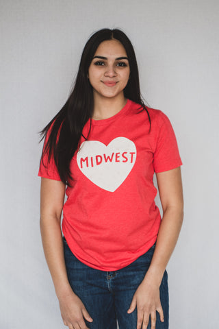 Midwest Heart Graphic Tee | JQ Clothing Co.