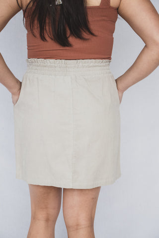 Stone Corduroy Skirt | JQ Clothing Co.