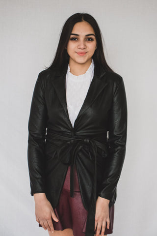 Park Ave Leather Blazer | JQ Clothing Co.