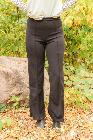 Wide Leg High Rise Zipper Pant | JQ Clothing Co.