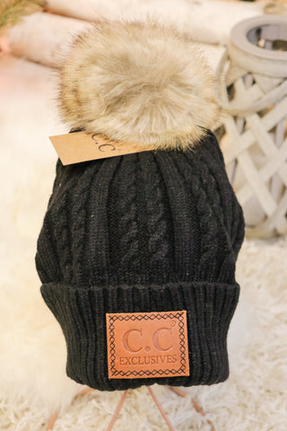 Caroling Fur Pom Beanie | JQ Clothing Co.