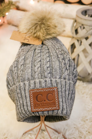 Caroling Fur Pom Beanie | JQ Clothing Co.