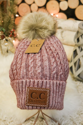 Caroling Fur Pom Beanie | JQ Clothing Co.