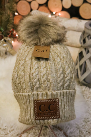 Caroling Fur Pom Beanie | JQ Clothing Co.