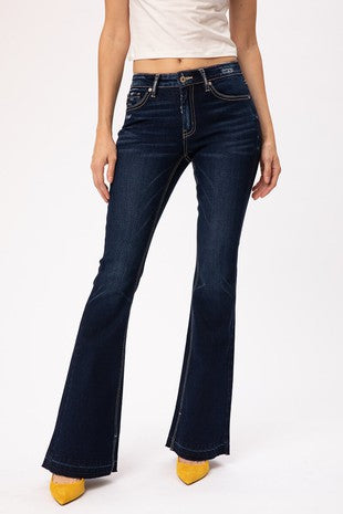 Kancan Nicole Mid Rise Flare Jean | JQ Clothing Co.