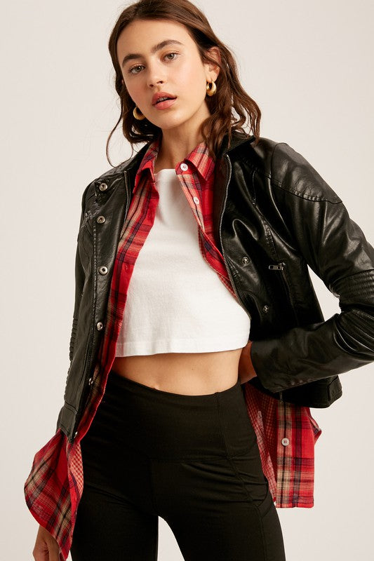 Rocker Chick Leather Jacket | JQ Clothing Co.