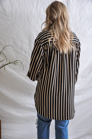 Lock Broken Striped Blouse | JQ Clothing Co.