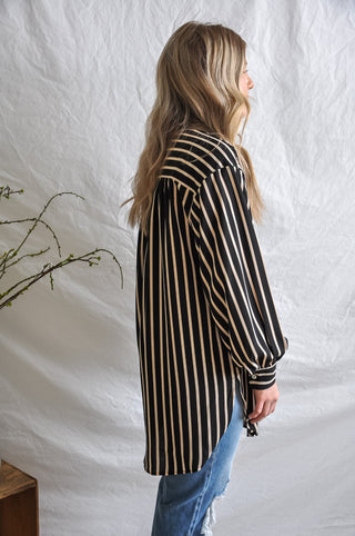 Lock Broken Striped Blouse | JQ Clothing Co.