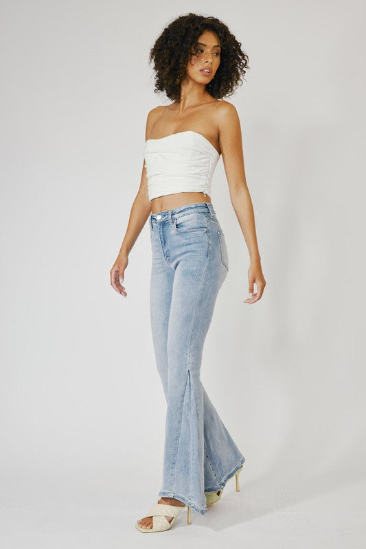 Kancan Lyla High Rise Flare Jean | JQ Clothing Co.
