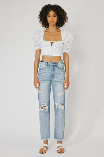 Kancan Millie High Rise Straight Jean | JQ Clothing Co.