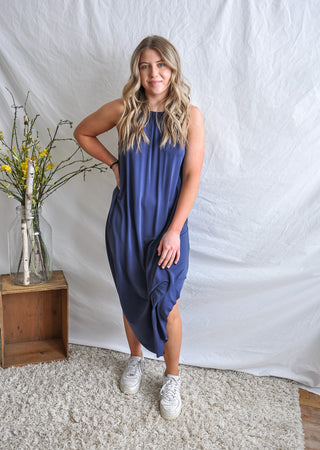 Out & About Halter Dress | JQ Clothing Co.