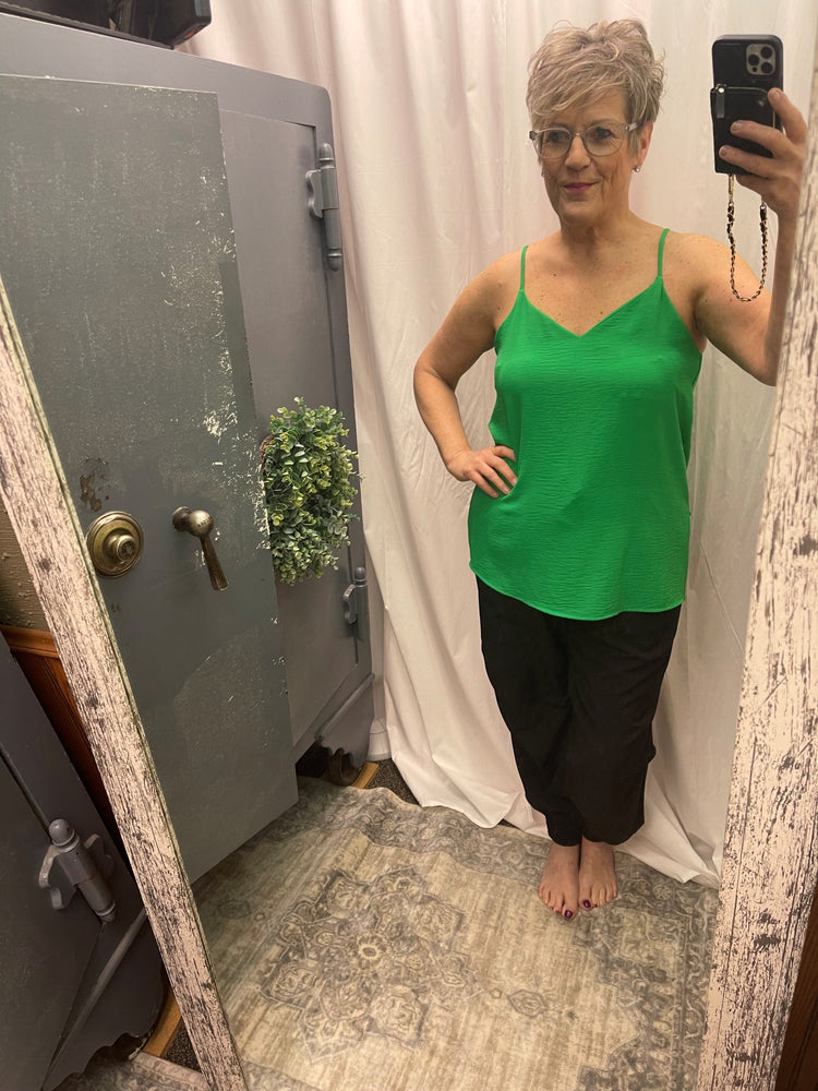 Out Of Office Satin Tank Top