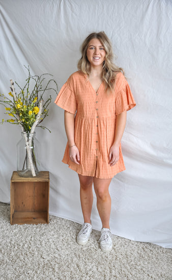 Peachy Keen Mood Mini Dress | JQ Clothing Co.