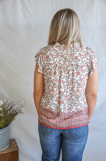 Printed and Colorful Blouse | JQ Clothing Co.