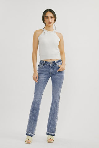 Kancan Riley Mid Rise Boot Cut Jean | JQ Clothing Co.