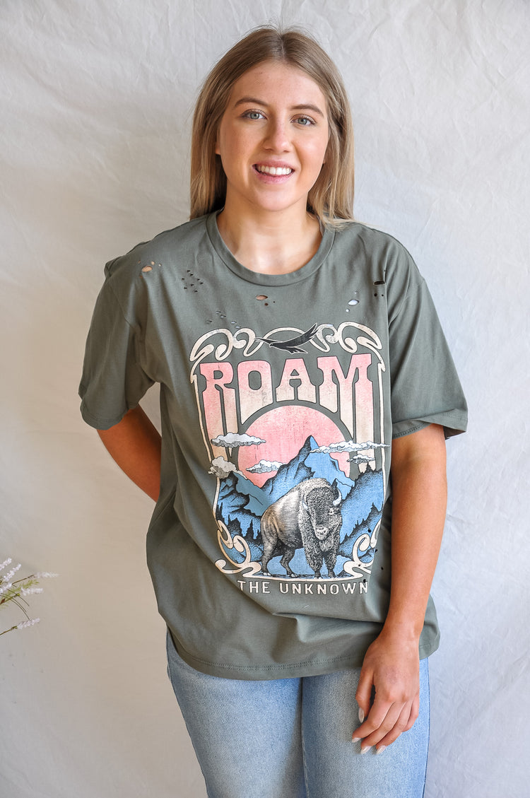 Roam The Unknown Graphic Tee