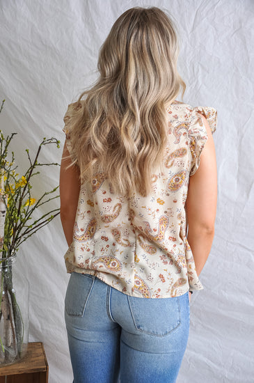 Sparks Fly Paisley Top | JQ Clothing Co.