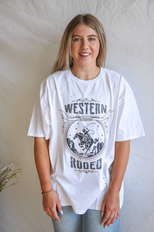 Western Rodeo Horse Graphic Tee