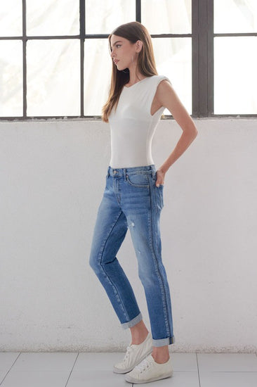 Kancan Fiona Mid-Rise BoyFriend Jean | JQ Clothing Co.