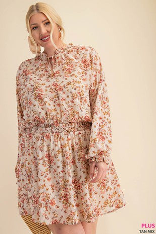 Floral Mixed Curvy Dress | JQ Clothing Co.