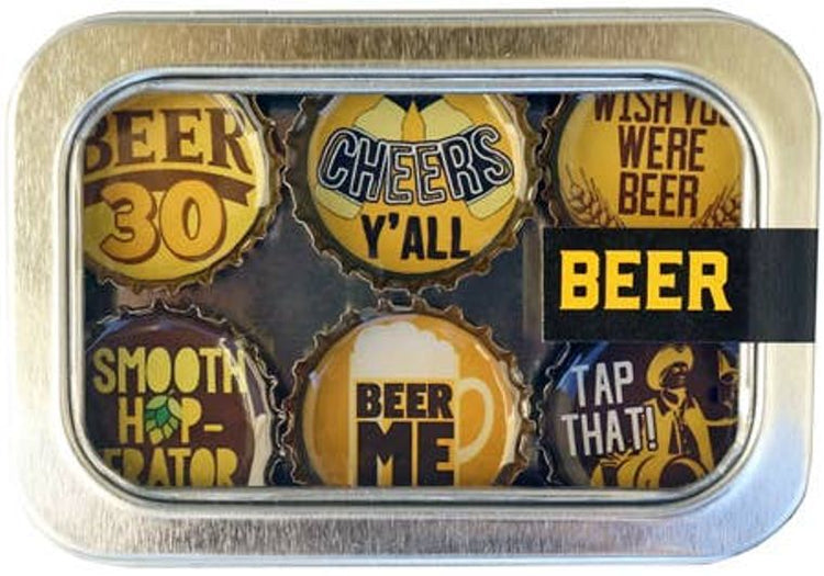 6 Pack of Bottle Top Magnets | JQ Clothing Co.