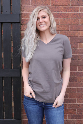 Basically Perfect V-Neck Tee | JQ Clothing Co.